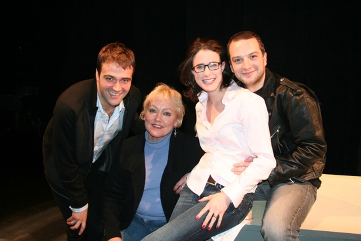 Victor Villar-Hauser, Alexa Hauser, Xanthe Elbrick and Euan Morton at 