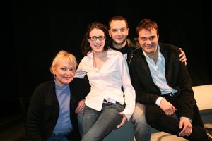 Alexa Kelly, Xanthe Elbrick, Euan Morton and Victor Villar-Hauser Photo