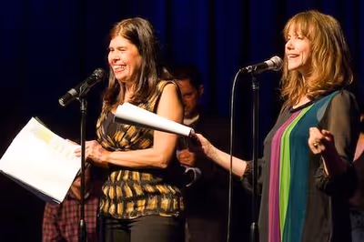 Dayle Reyfel and Laraine Newman

 Photo