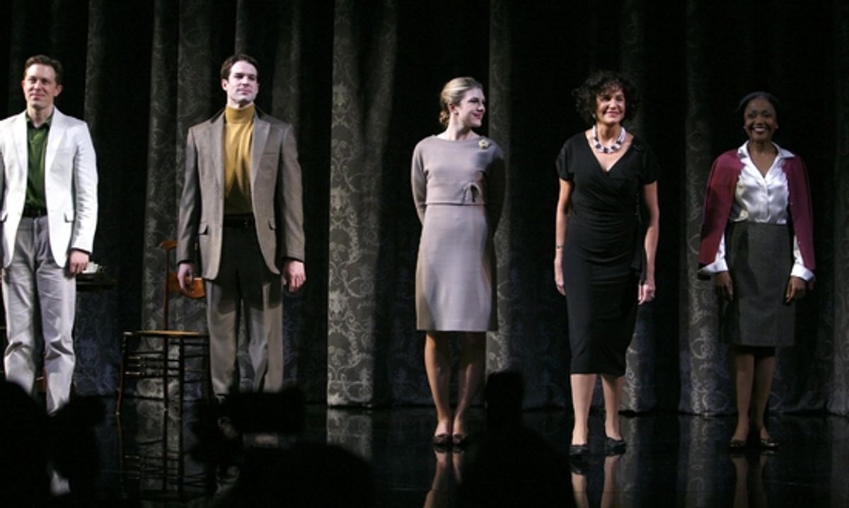 Austin Lysy, Kieran Campion, Lily Rabe, Mercedes Ruehl and Brenda Pressley

 at 