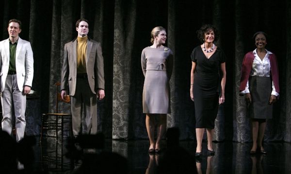 Austin Lysy, Kieran Campion, Lily Rabe, Mercedes Ruehl and Brenda Pressley

 Photo