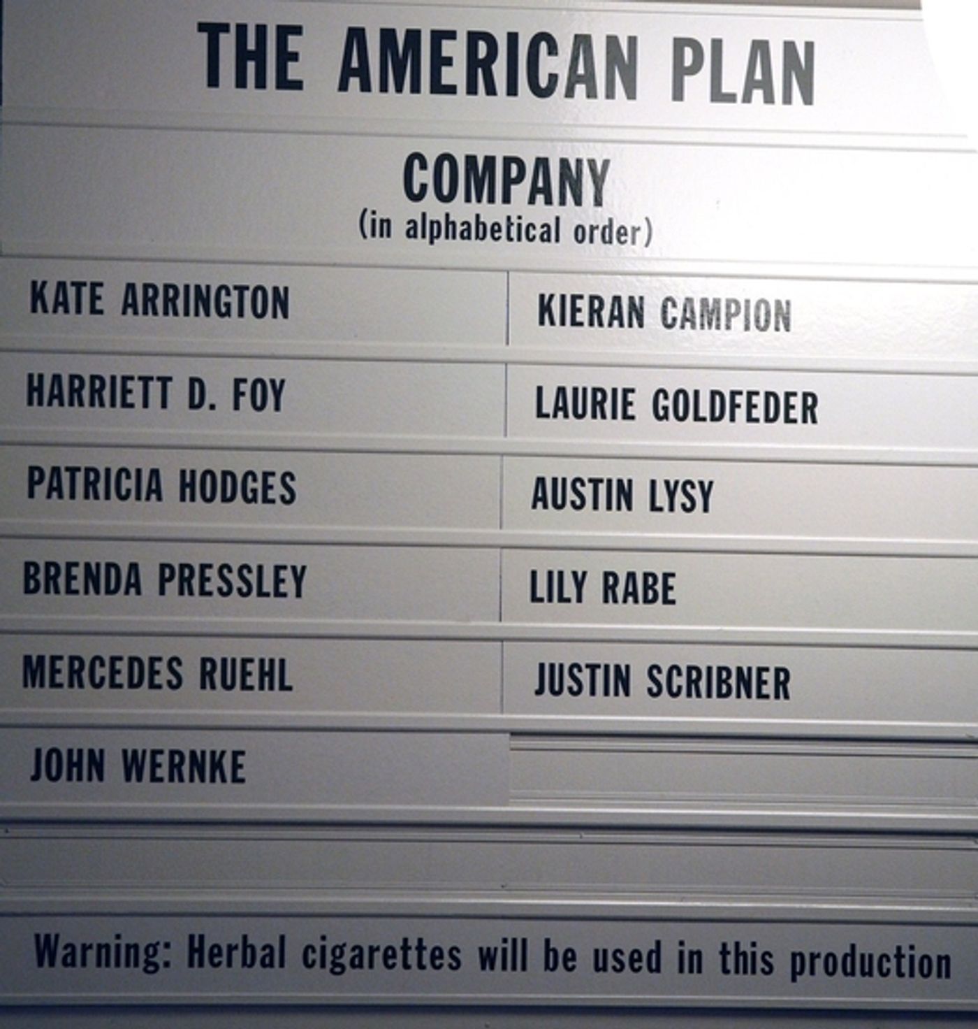 Photo Coverage: THE AMERICAN PLAN Curtain Call  Image