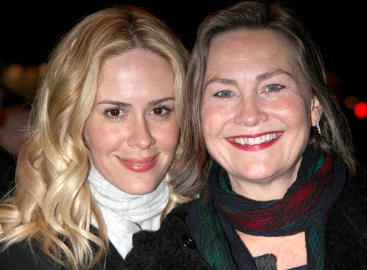 Sarah Paulson and Cherry Jones

 at 