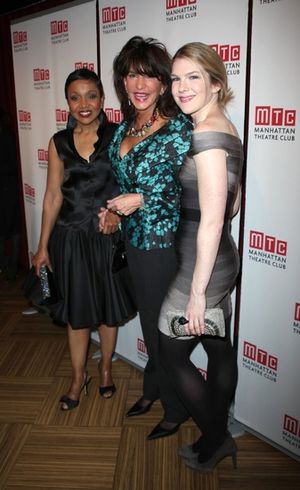 Brenda Pressley, Lily Rabe and Mercedes Ruehl

 Photo