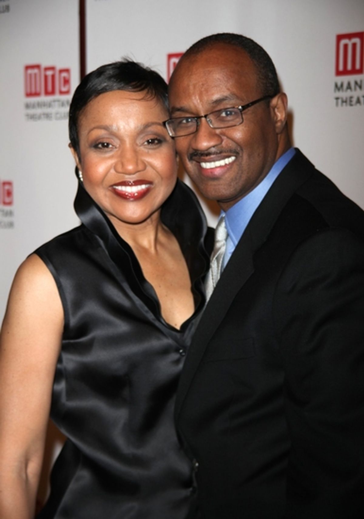 Brenda Pressley with her husband at 