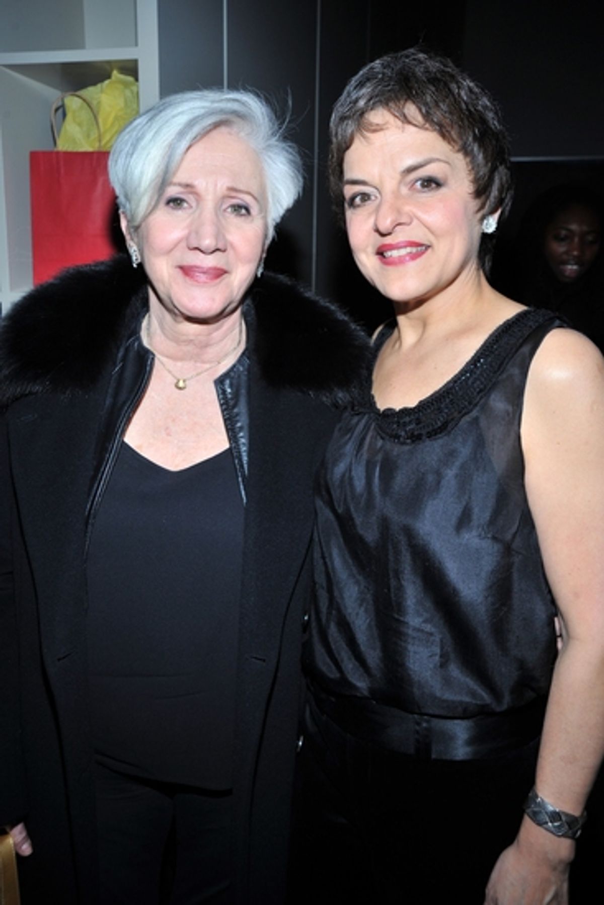 Olympia Dukakis and Priscilla Lopez at A-T Children's Project Benefit Reception