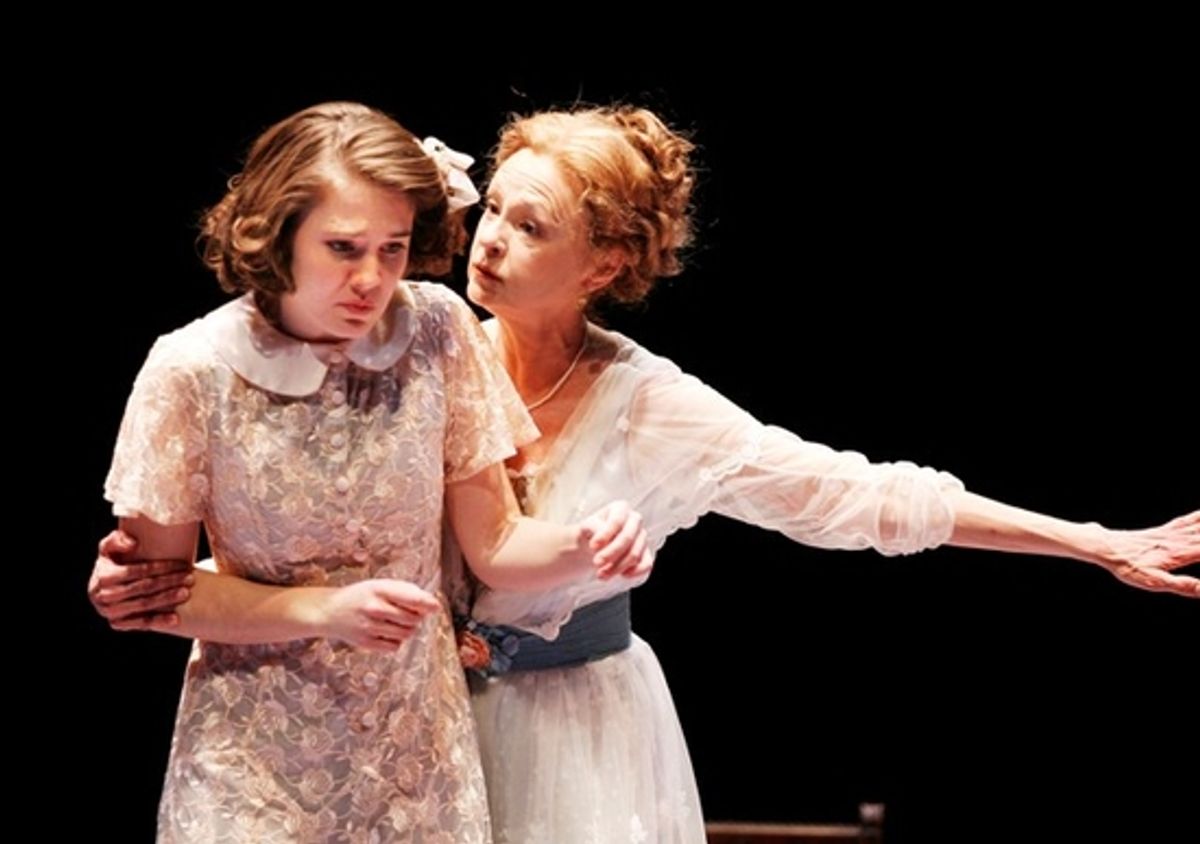 MARIANNE MILLER as Laura and JUDITH-MARIE BERGAN as Amanda. (Photo by Jon Gardiner.) at 