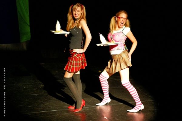 Adele Stanhope as Tricia and Emma Salt as Marcy Photo