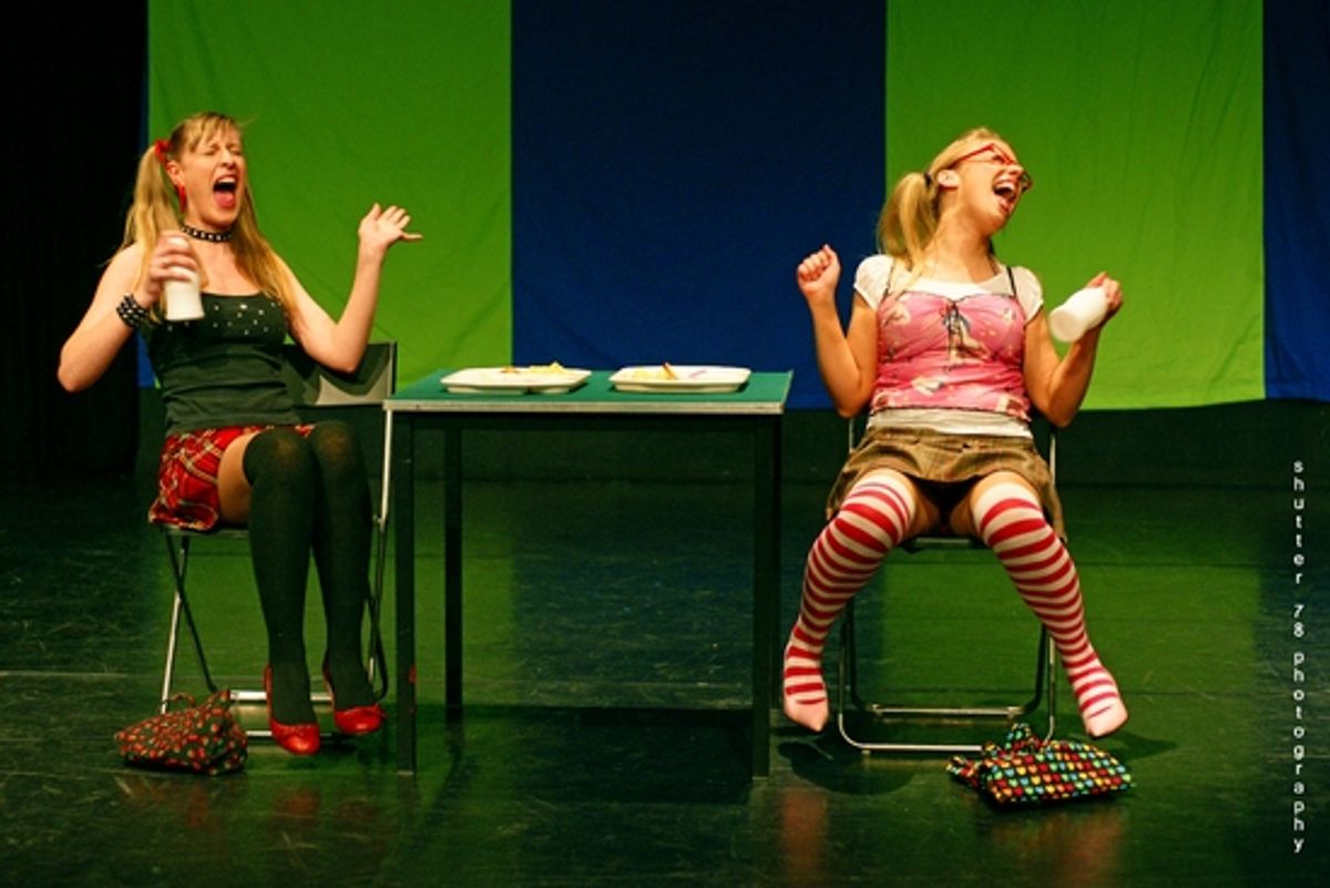 Adele Stanhope as Tricia and Emma Salt as Marcy at 