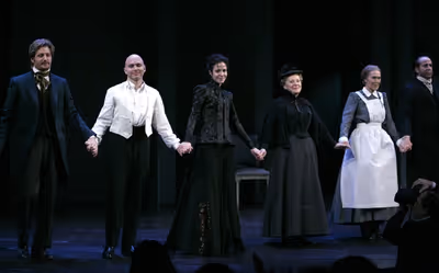 Paul Sparks, Michael Cerveris, Mary-Louise Parker, Helen Carey, Lois Markle and Peter Photo