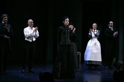 Paul Sparks, Michael Cerveris, Mary-Louise Parker, Helen Carey, Lois Markle and Peter Photo