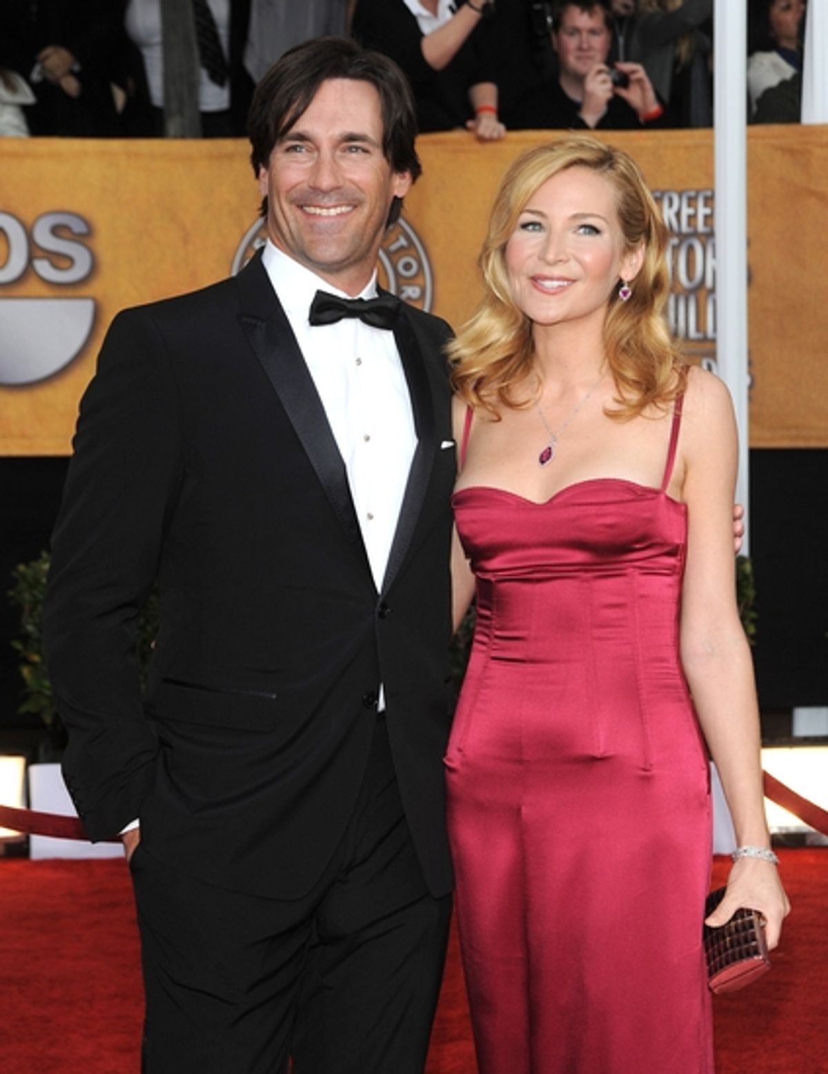 Jon Hamm and Jennifer Westfeldt

 at 