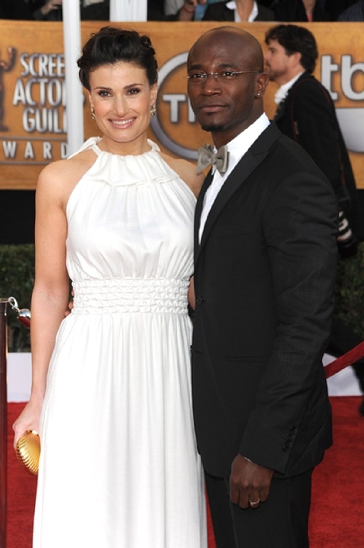 Idina Menzel and Taye Diggs

 at 
