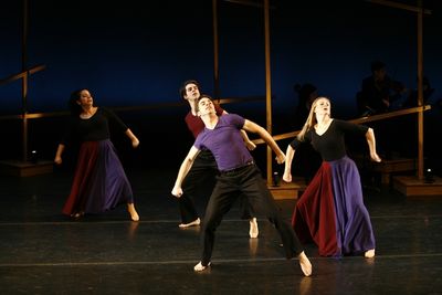 Talia Barzilay as Pauline Lawrence, Matthew Leddy as Charles Weidman, Diego Rodriguez Photo