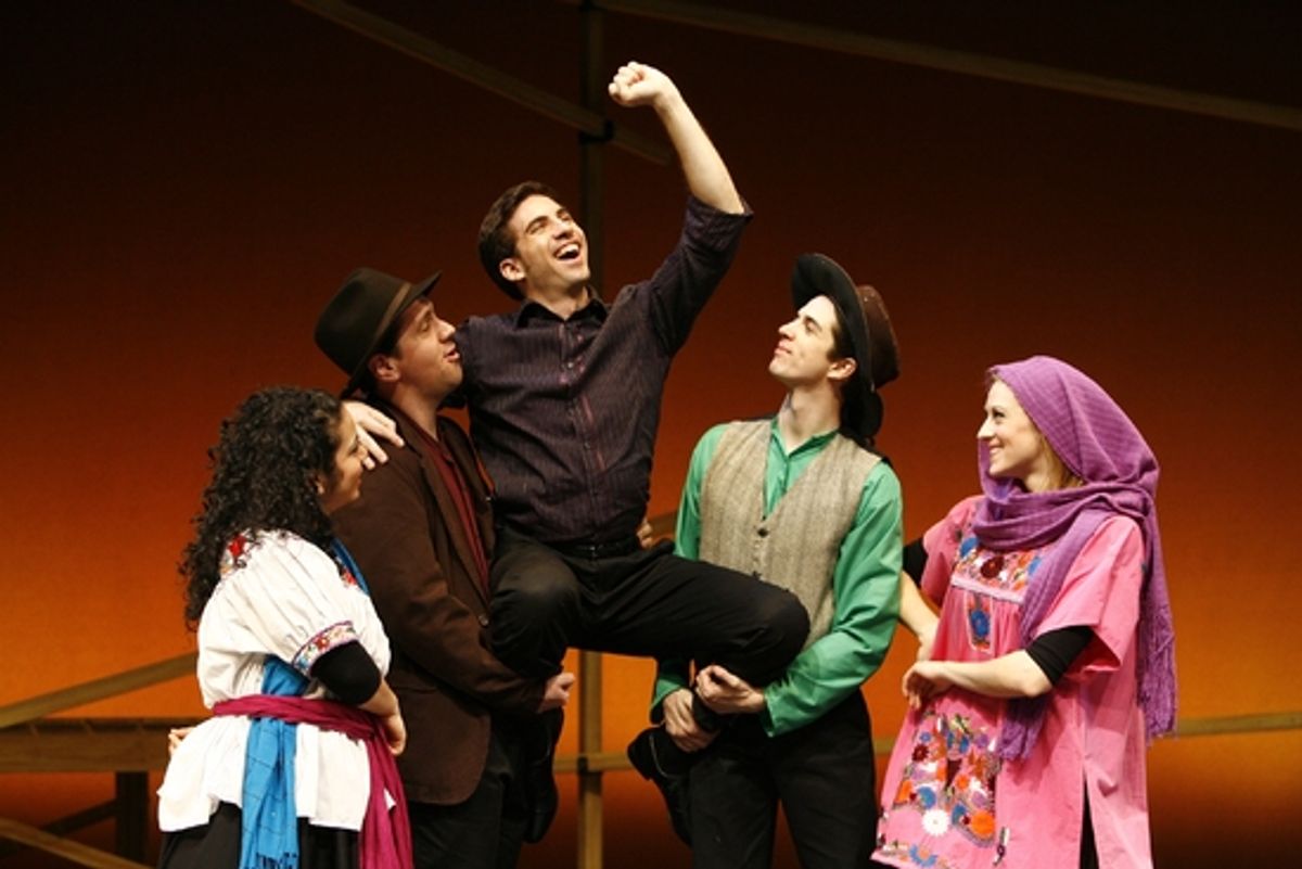 Talia Barzilay as Donna Francisca, Henry Gainza as Don Florencio, Diego Rodriguez as JosÃ'Â© LimÃ'Â³n, Matthew Leddy as Uncle Manuel, and Angela Stellute as Aunt Lupe at 