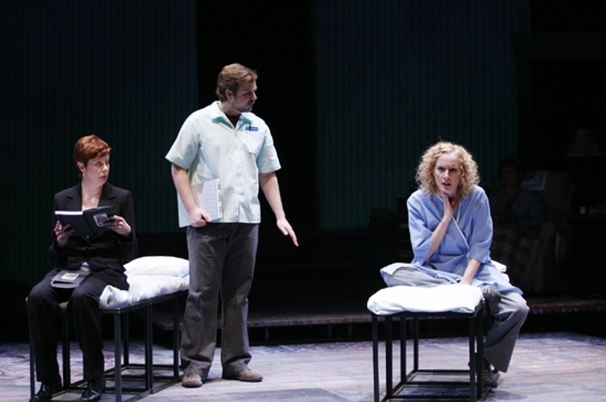 JULIE FISHELL, JEFFREY MEANZA and KIM OSTRENKO in (Photo by Jon Gardiner.) at 