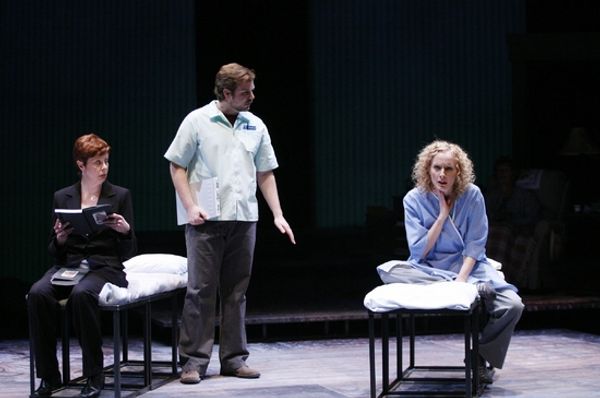 JULIE FISHELL, JEFFREY MEANZA and KIM OSTRENKO in (Photo by Jon Gardiner.) Photo