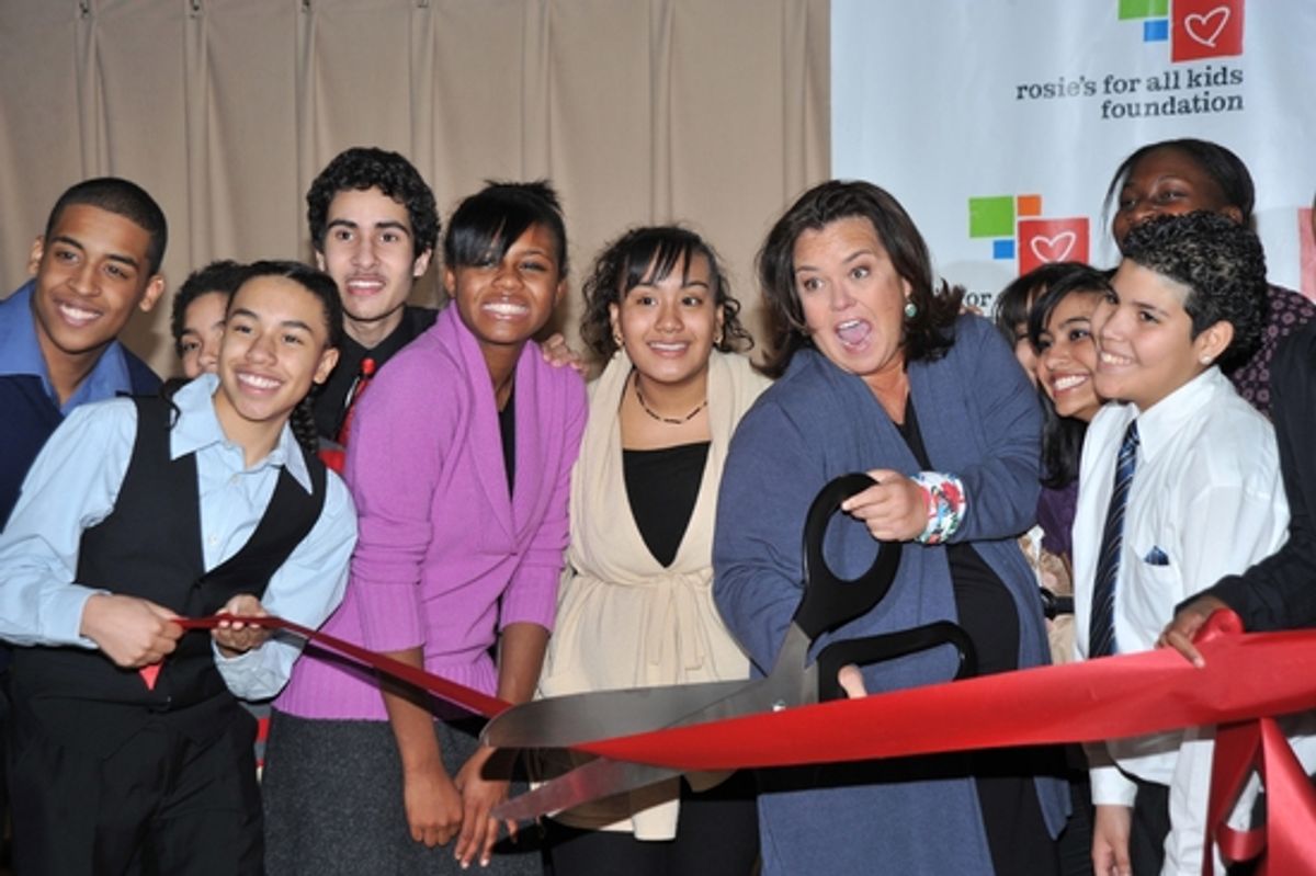 Rosie O'Donnell and her Broadway Kids at 