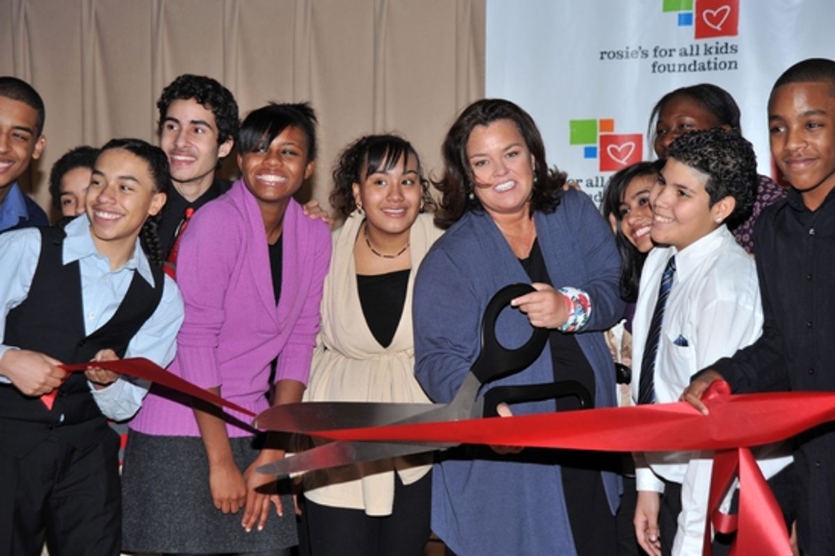 Rosie O'Donnell and her Broadway Kids at 