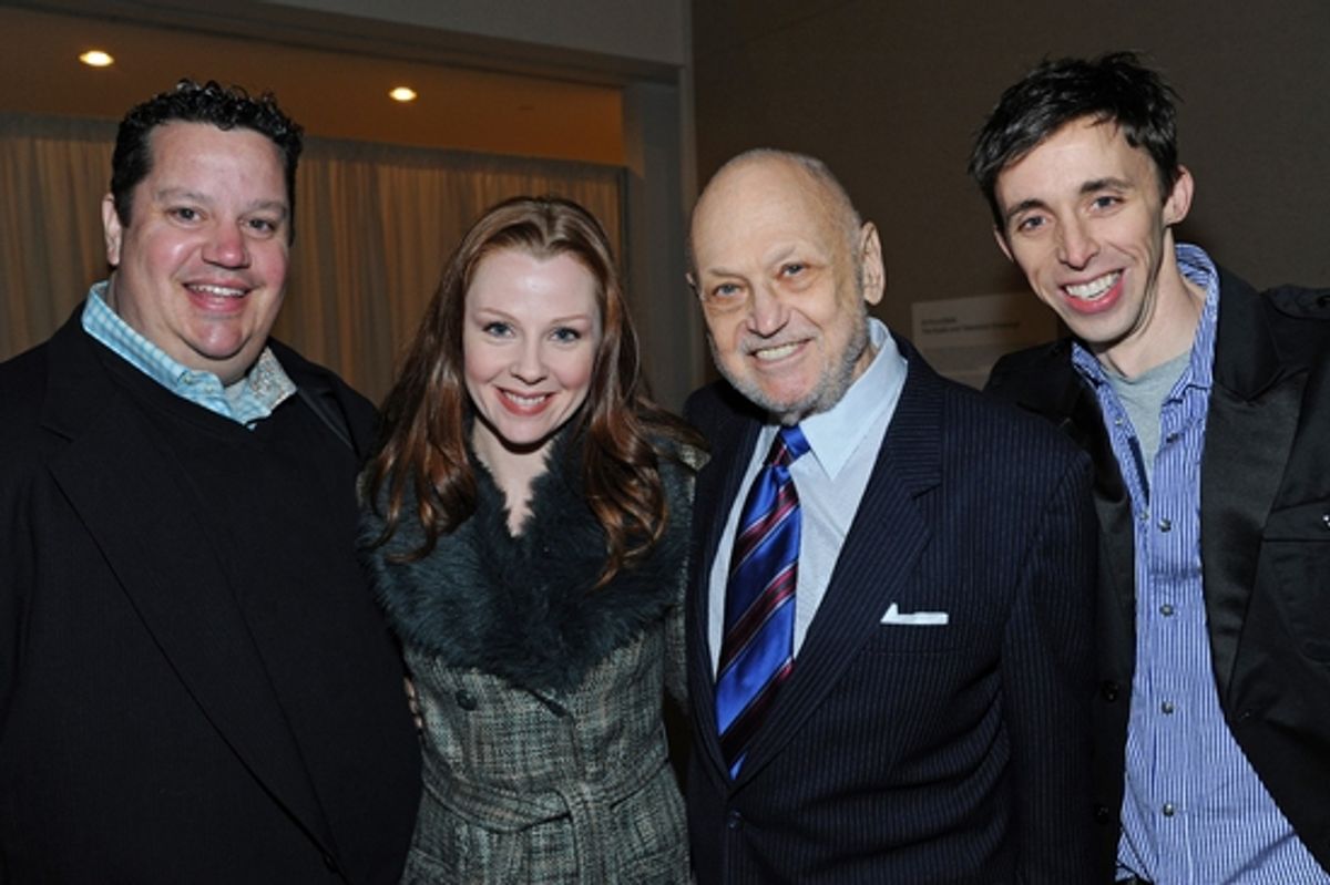 Paul Vogt, Katharine Leonard, Charles Strouse and Kevin Cahoon  at 