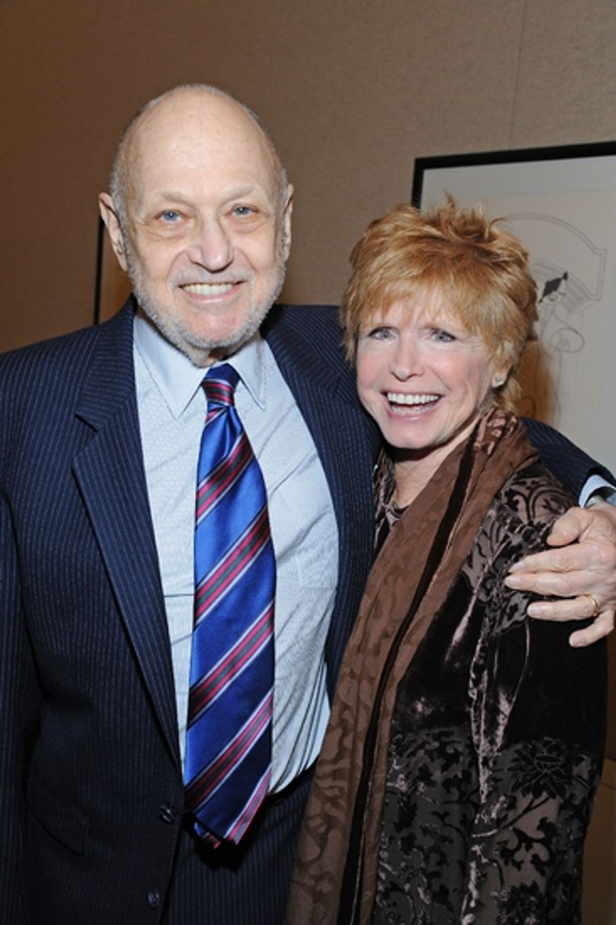 Charles Strouse and Bonnie Franklin at 