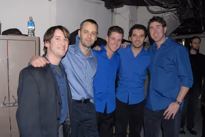  Noah Racey, Luke Hawkins, and Kevin Worley, with the gang!

 Photo
