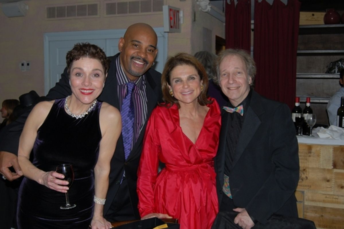 Christine Andreas, Allan Harris, Tovah Feldshuh and Scott Siegel at 