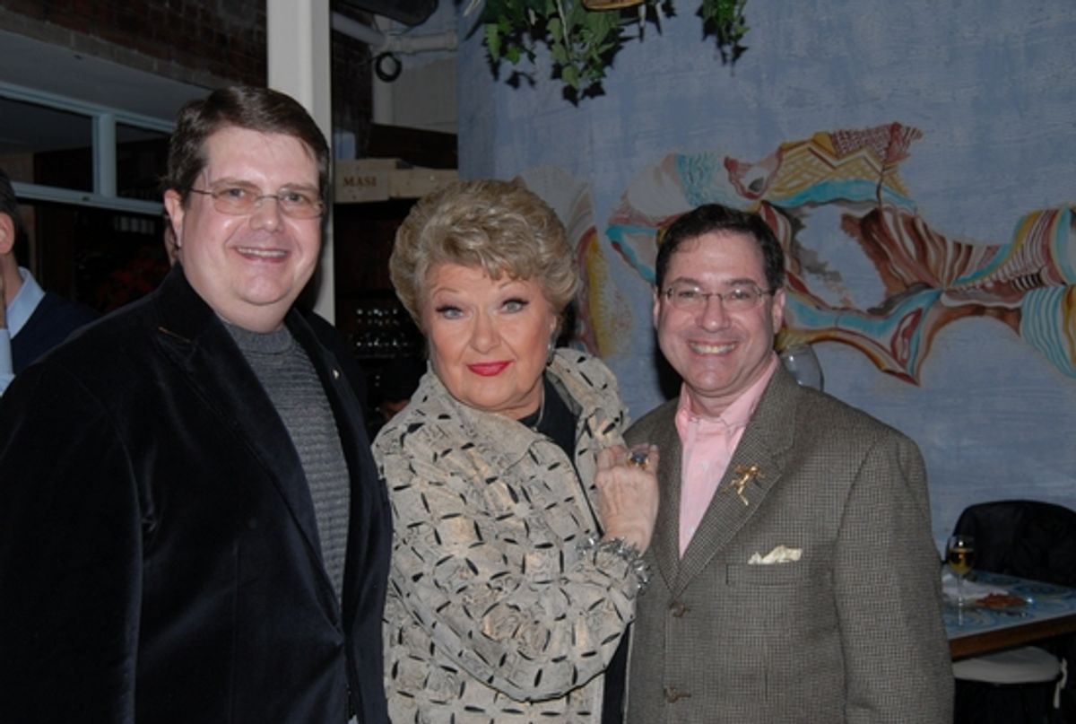 Robert Aaron, Marilyn Maye, Stuart Blume at 