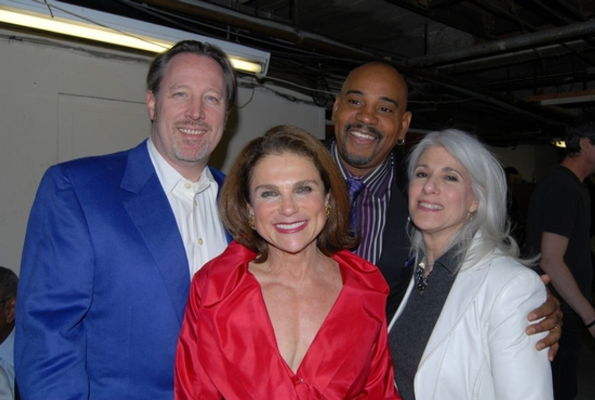 John McDaniel, Tovah Feldshuh, Allan Harris, Jamie deRoy at 