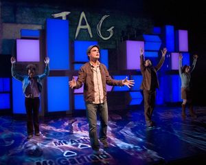 Marsha Stephanie Blake, Stephen Plunkett, Brad Heberlee and Emily Ackerman Photo