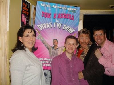 Christine Pedi, Michael Duling, Rip Taylor and Tom D'Angora

 Photo