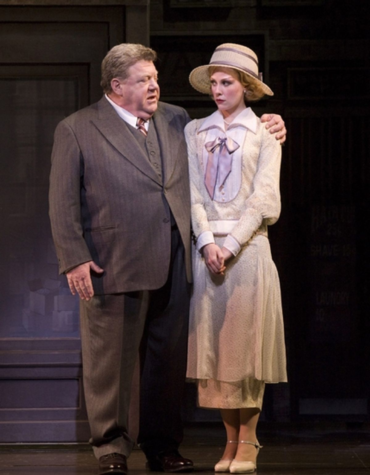 George Wendt and Katharine Leonard at 