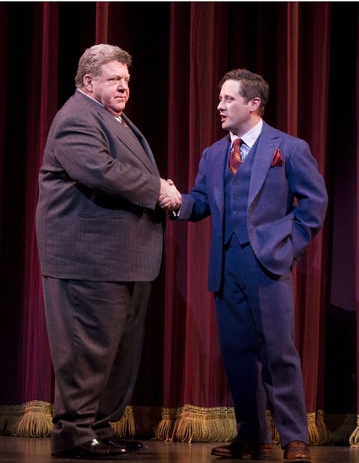 George Wendt and Christopher Fitzgerald at 