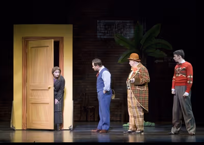 Rachel Dratch, Christopher Fitzgerald, Gerry Vichi and Kevin Cahoon Photo