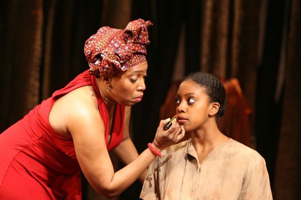 Saidah Arrika Ekulona as 'Mama Nadi' and Condola Rashad as 'Sophie' Photo