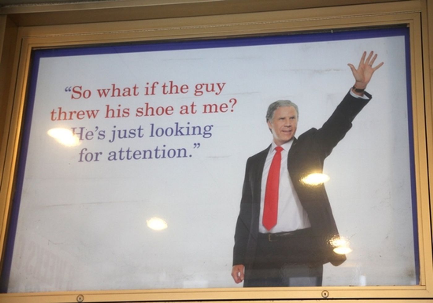 Photo Coverage: 'You're Welcome America' at the Cort Marquee Photo Coverage: 'You're Welcome America' at the Cort Marquee Image