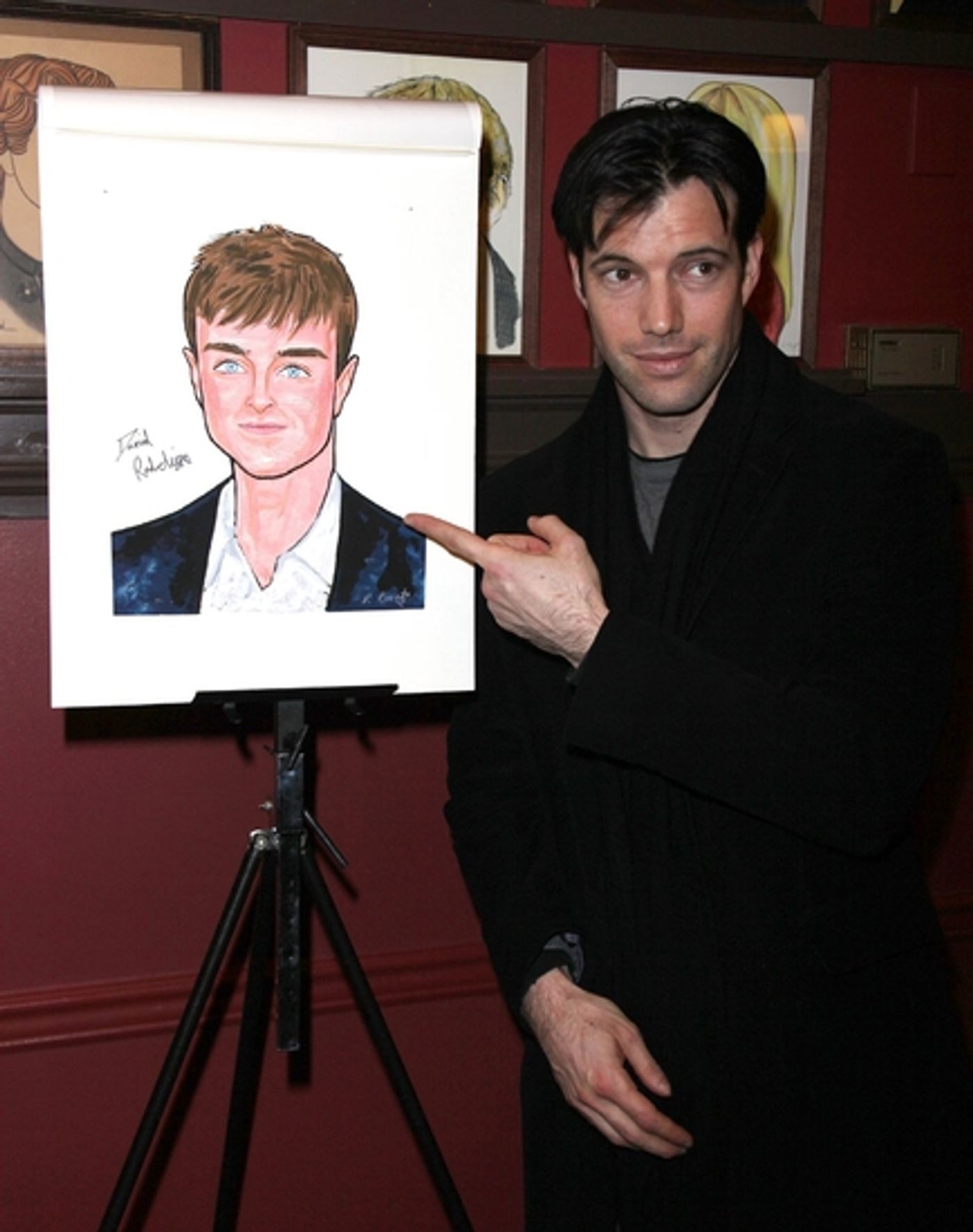 Photo Coverage: EQUUS Star Daniel Radcliffe's Caricature Unveiled at Sardi's  Image