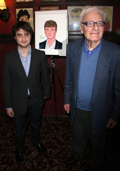 Daniel Radcliffe and Peter Shaffer

 Photo