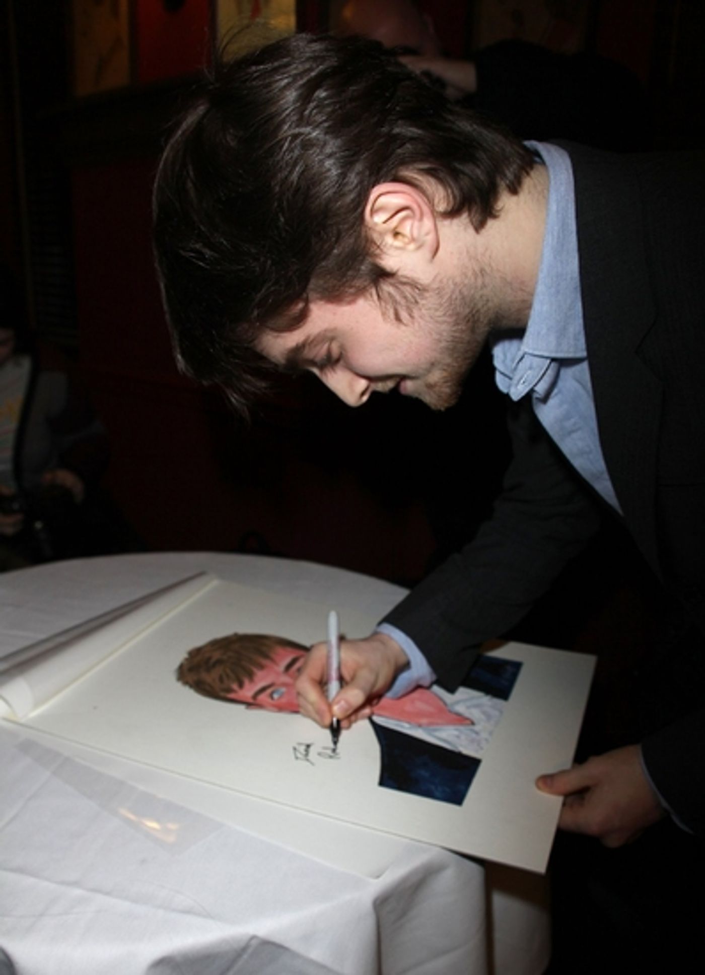 Photo Coverage: EQUUS Star Daniel Radcliffe's Caricature Unveiled at Sardi's  Image