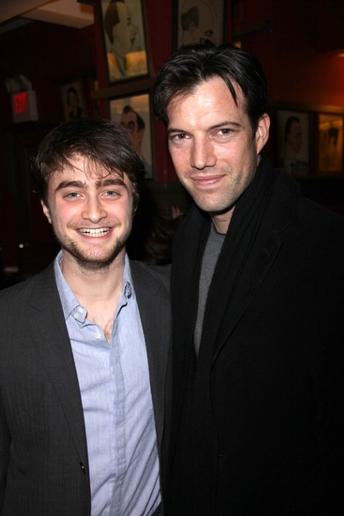 Photo Coverage: EQUUS Star Daniel Radcliffe's Caricature Unveiled at Sardi's  Image