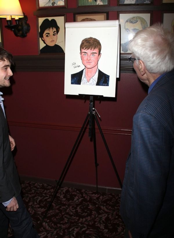 Daniel Radcliffe and Peter Shaffer

 Photo
