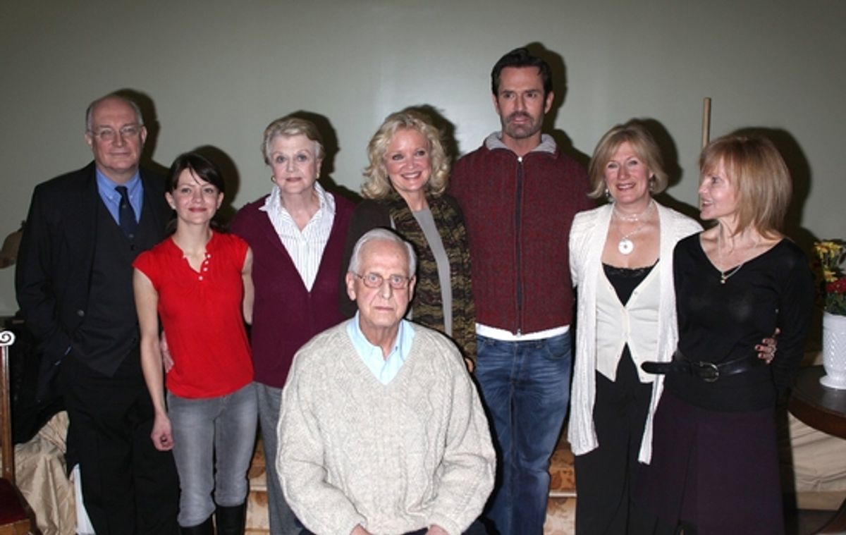 
Simon Jones, Susan Louise O'Connor, Angela Lansbury, Michael Blackmore, Christine Ebersole, Rupert Everett, Jayne Atkinson and Deborah Rush at 