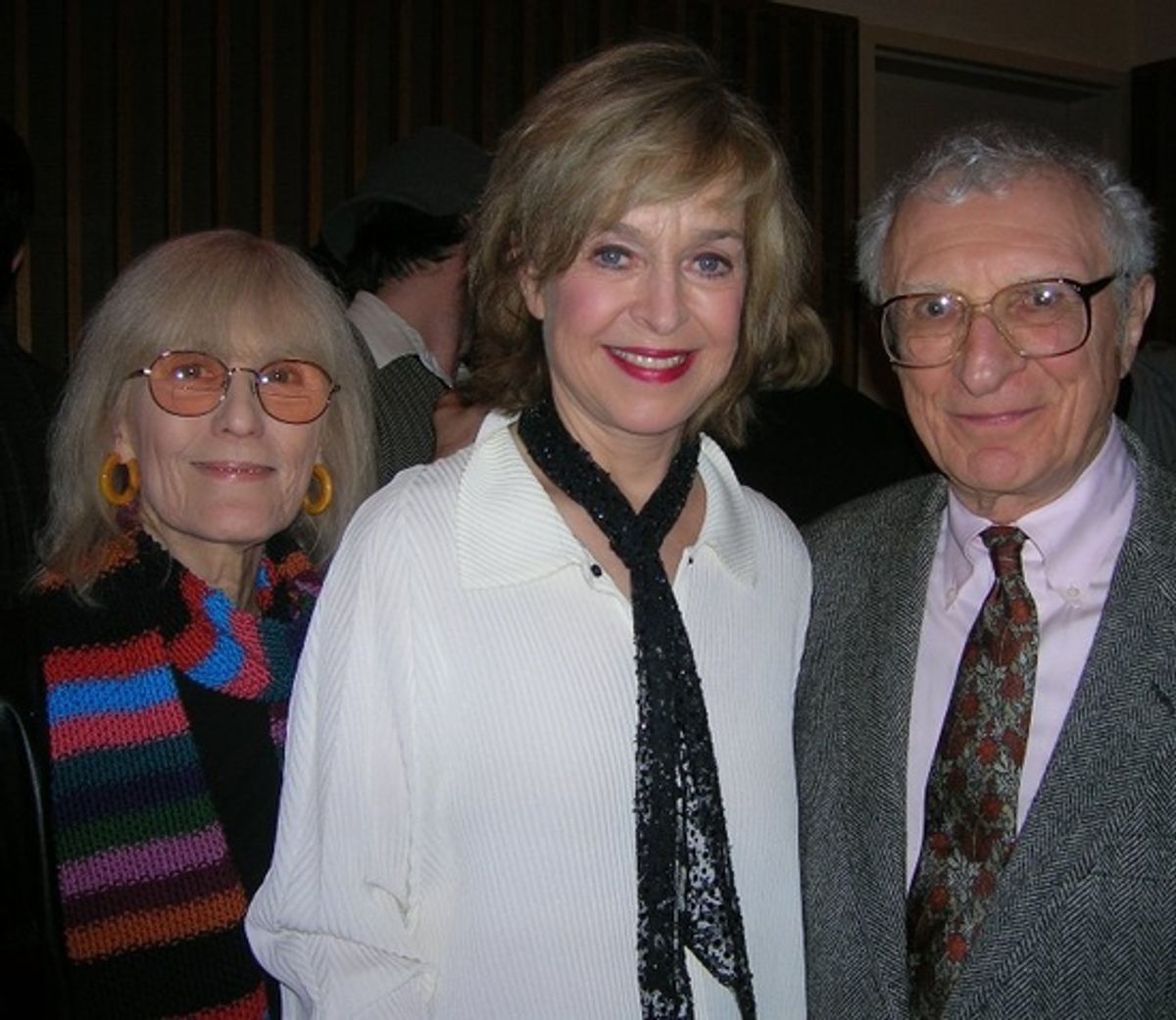 Margery Harnick, Jill Eikenberry and Sheldon Harnick at 