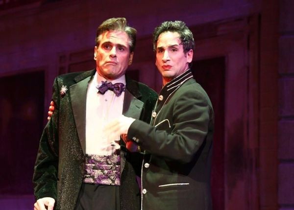 Roger DeBris (David Engel) and Carmen Ghia (Michael Paternostro) Photo