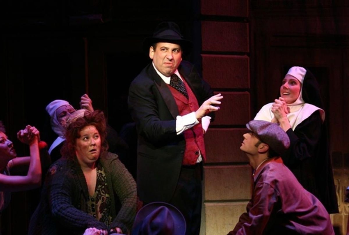 Michael Kostroff as Max Bialystock in 'King of Old Broadway' at 