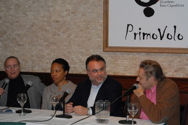 David Rothenberg, Nilaja Sun, Richard Frankel, Joseph Bologna Photo