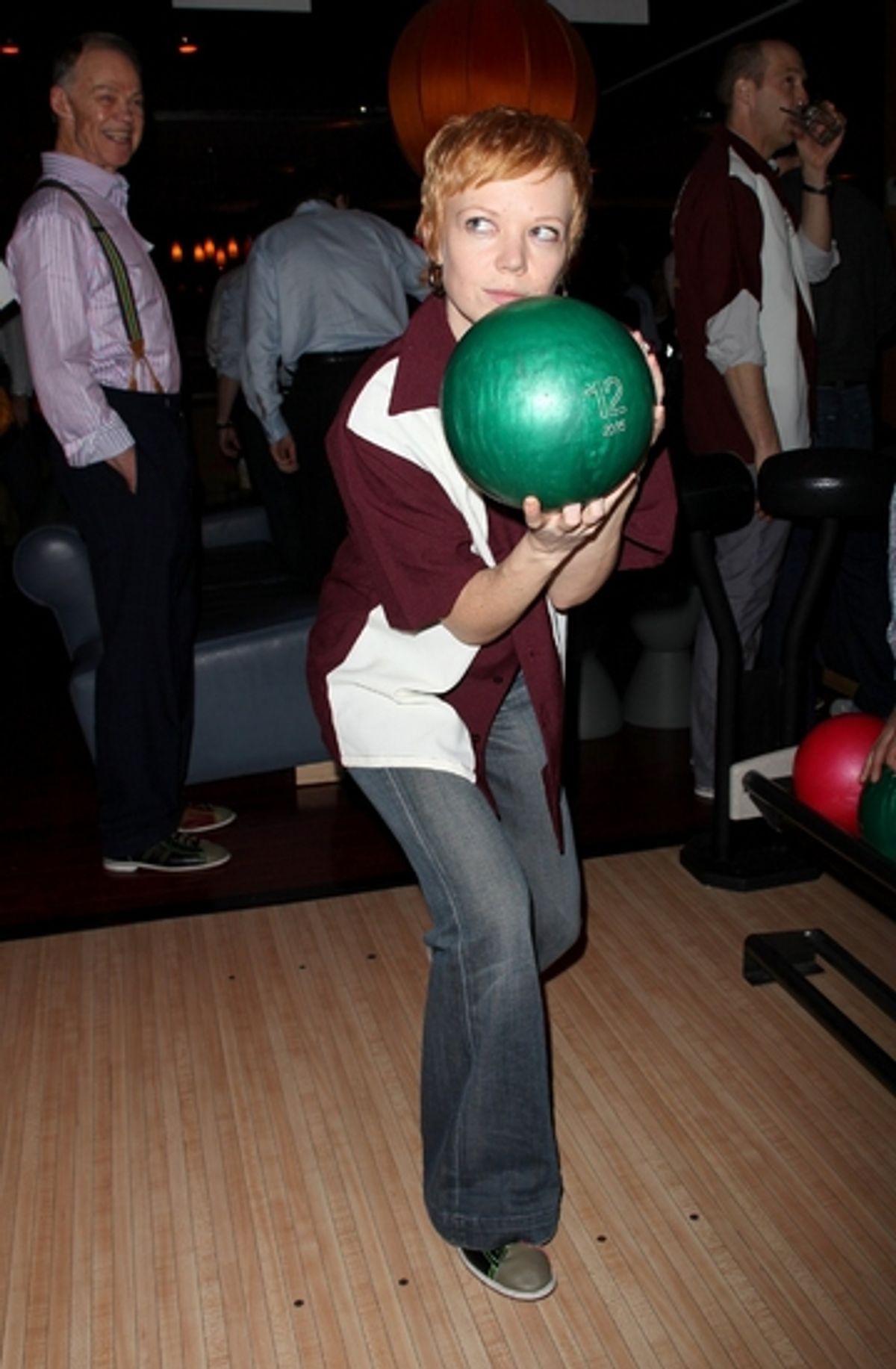 Emily Bergl at Second Stage Theatre's 2009 All-Star Bowling Classic