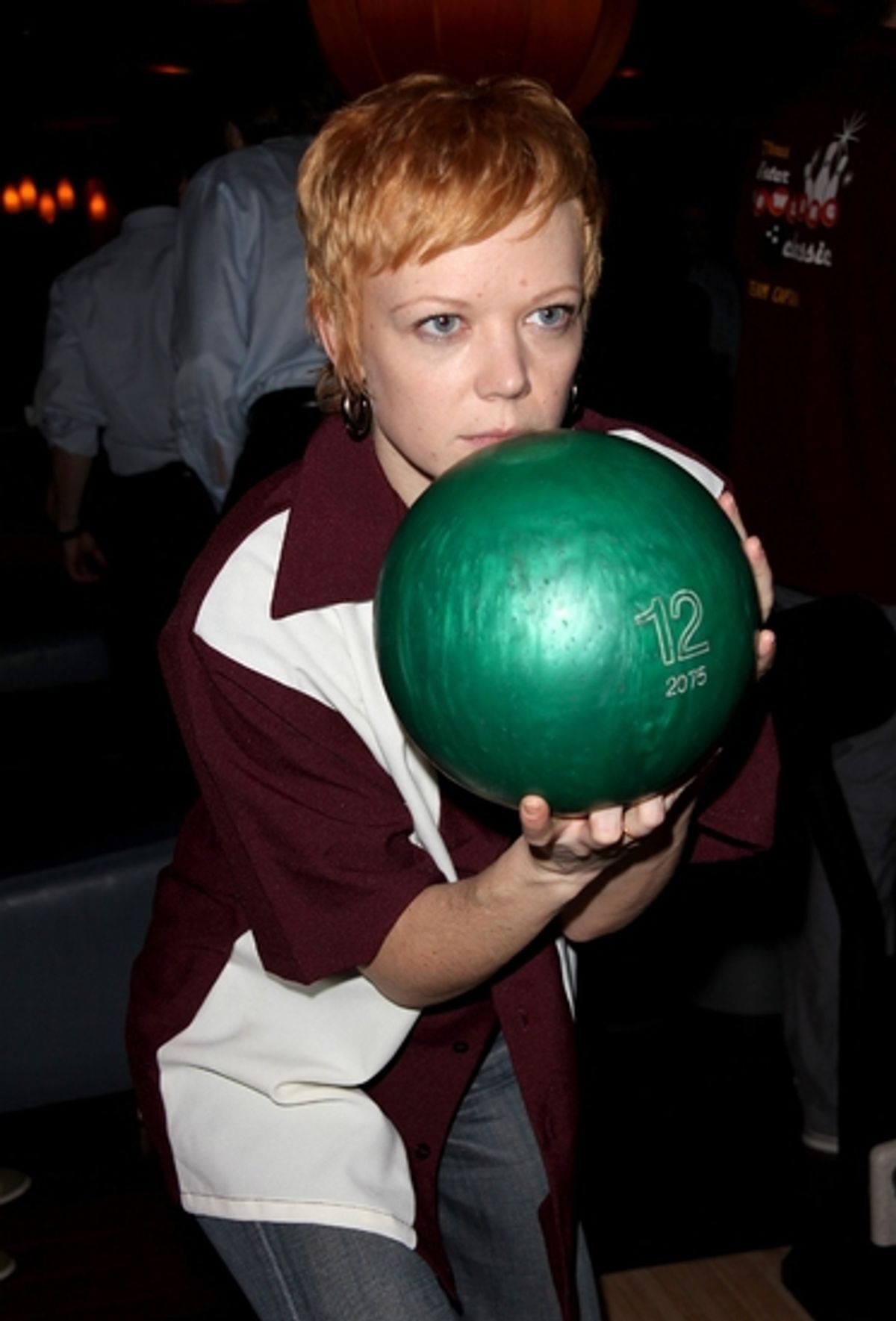 Emily Bergl at Second Stage Theatre's 2009 All-Star Bowling Classic