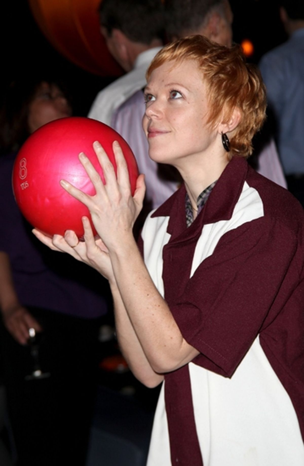 Emily Bergl at Second Stage Theatre's 2009 All-Star Bowling Classic