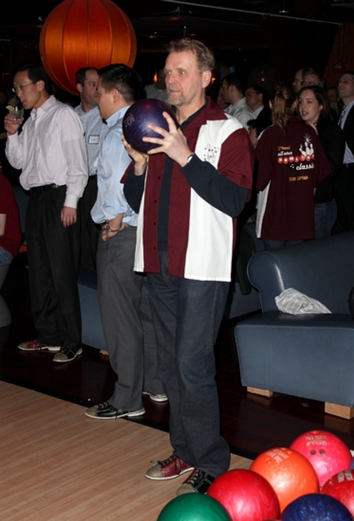 David Rasche at Second Stage Theatre's 2009 All-Star Bowling Classic